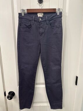 L'AGENCE Margot High Rise Skinny Jeans Stingray Gray 25